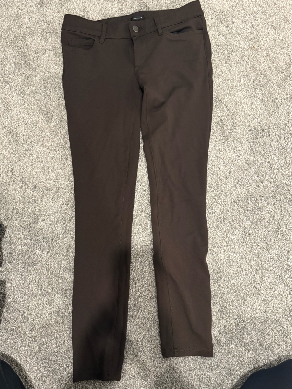 Ann Taylor Chocolate Brown Skinny Pants